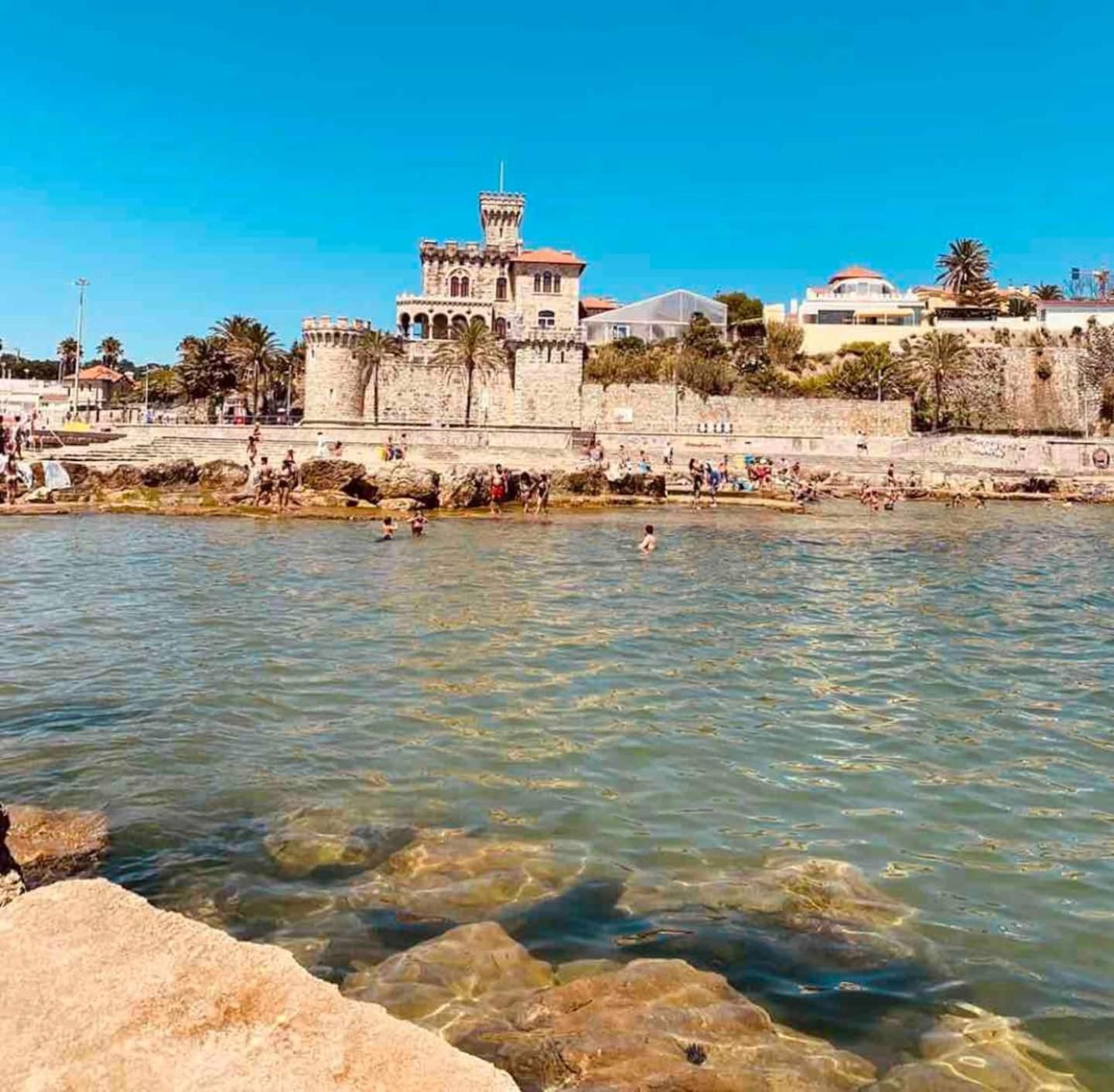 Sea View 2 Mins Walk To Beach And Estoril Casino Esterno foto